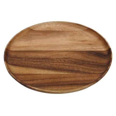 CRO-ESP-BAG102.jpg WOOD ACACIA ROUND 36X1.5CM ESPIEL - Image 1