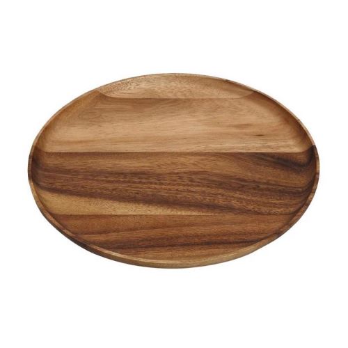 CRO-ESP-BAG104.jpg BY ORDER - WOOD ACACIA ROUND 30X1.5CM ESPIEL - Image 1