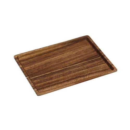 CRO-ESP-BAG107.jpg WOOD ACACIA RECTANGULAR 24X18X1.5CM ESPIEL - Image 1