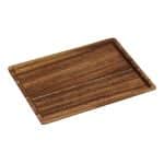 WOOD ACACIA RECTANGULAR 30.5X23X1.5CM ESPIEL