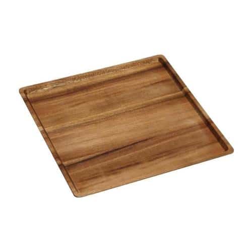 CRO-ESP-BAG109.jpg WOOD ACACIA SQUARE 30X30X1.5CM ESPIEL - Image 1