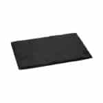 SLATE NATURAL STONE 5MM PLATTER 27X17CM 1/4 BLACK ESPIEL