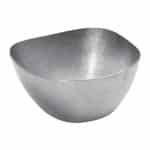 VINTAGE SNOW GREY SQUARE BOWL 11X5.3CM INOX 18-10  ESPIEL