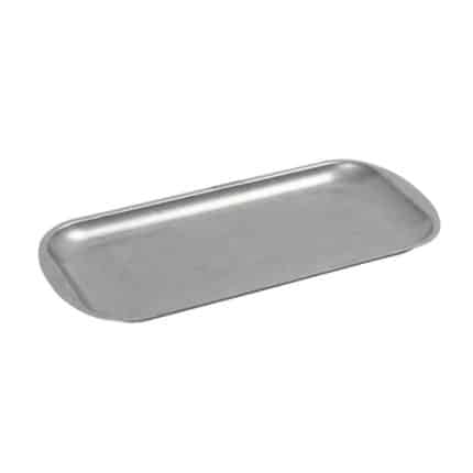 VINTAGE SNOW GREY PLATE RECTANGULAR 37X20X1.5CM INOX 18-10  ESPIEL