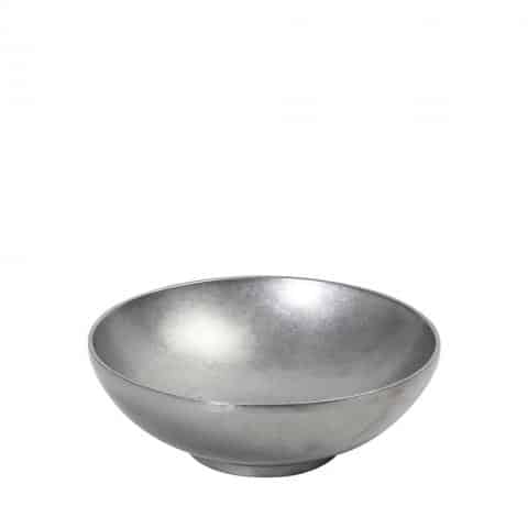 CRO-ESP-FEV119.jpg VINTAGE SNOW GREY BOWL DEEP COUP 20X6.6CM INOX 18-10  ESPIEL - Image 1