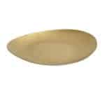 BY ORDER VINTAGE SNOW GOLD TRIANGULAR PLATE 29.2X24.2X3CM INOX 18-10  ESPIEL