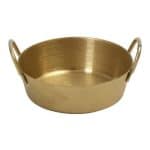 BY ORDER VINTAGE SNOW GOLD TIP TWO HANDLES PAN 8.2X2.7CM INOX 18-10  ESPIEL