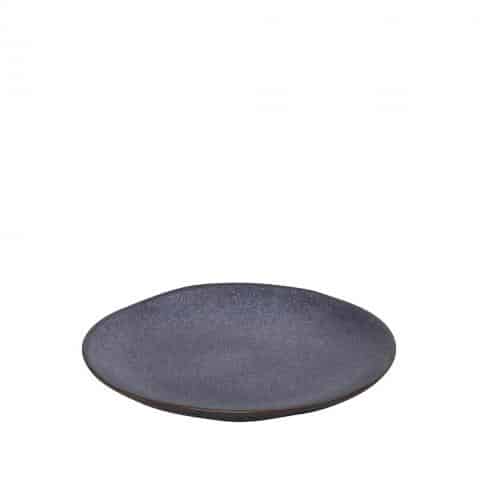 CRO-ESP-FRL101.jpg ETNA STONEWARE FLAT PLATE 20CM GREY ESPIEL - Image 1