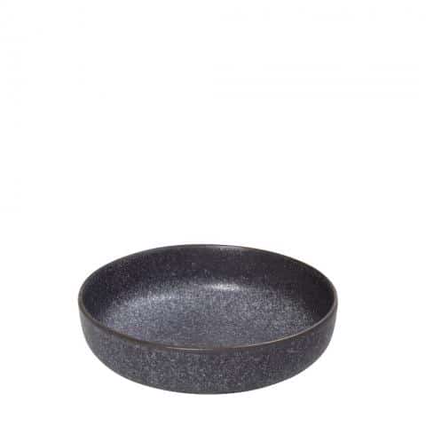 CRO-ESP-FRL104.jpg ETNA STONEWARE DEEP PLATE 17.5CM GREY ESPIEL - Image 1