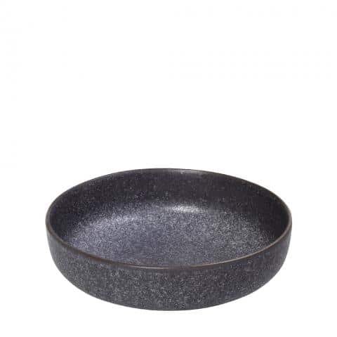 CRO-ESP-FRL105.jpg ETNA STONEWARE DEEP PLATE 22CM GREY ESPIEL - Image 1