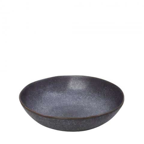 CRO-ESP-FRL108.jpg ETNA STONEWARE DEEP PLATE 21CM GREY ESPIEL - Image 1