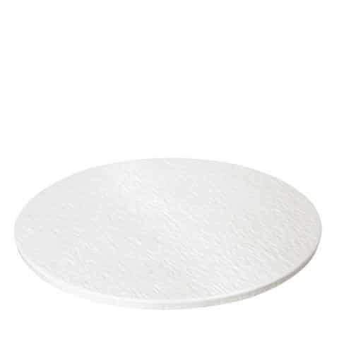 CRO-ESP-FUK106.jpg BY ORDER - SIDERS IVORY PORCELAIN FLAT PLATTER ROUND 30.5X1CM ESPIEL - Image 1