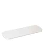 BY ORDER - SIDERS IVORY PORCELAIN FLAT PLATTER RECTANGULAR 30.5X10.8X1CM ESPIEL