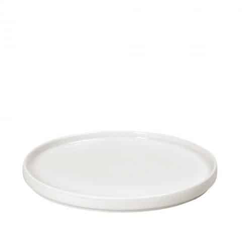 CRO-ESP-FUK114.jpg MONACO IVORY PORCELAIN PLATE NORDIC-STEP 26X2CM ESPIEL - Image 1