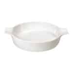 SIDERS IVORY PORCELAIN BOWL ROUND WITH HANDLES 11.4X14.4X2.7CM ESPIEL