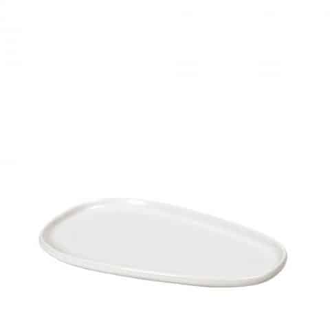 CRO-ESP-FUK121.jpg BY ORDER - SIDERS IVORY PORCELAIN PLATTER OVAL 31.8X20.5X2CM ESPIEL - Image 1