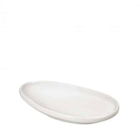 CRO-ESP-FUK123.jpg BY ORDER - SIDERS IVORY PORCELAIN PLATTER OVAL 26X17.5X4.7CM ESPIEL - Image 1