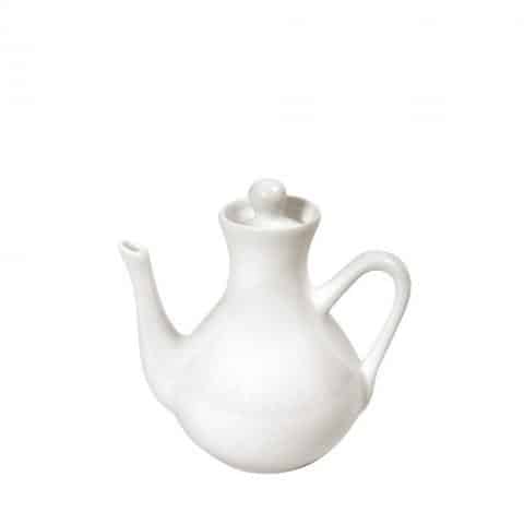 CRO-ESP-FUK125.jpg BY ORDER - SIDERS IVORY PORCELAIN SAUCE POT WITH LID 12CL ESPIEL - Image 1