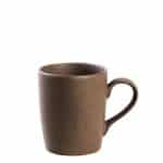 PORCELAIN MUG CYLINDER BROWN 25CL ESPIEL