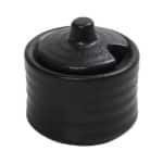 MIANMAR STONEWARE JAR WITH LID 10CL 6,5CM BLACK ESPIEL