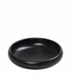 MIANMAR STONEWARE DEEP PLATE 15CM BLACK ESPIEL