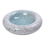 FUSION STONEWARE DEEP PLATE 20.3X5CM WHITE GREEN ESPIEL