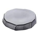 BY ORDER ICEBERG STONEWARE DOUBLE FACE BOWL 22.5X4CM GREY MAT ESPIEL