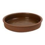 BY ORDER AIDA STONEWARE BOWL BROWN 21.5X4CM ESPIEL