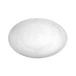 ATLAS GLASS PLATE ROUND WHITE 27CM ESPIEL