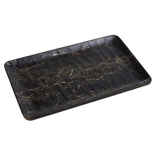 CRO-ESP-HWM534.jpg BY ORDER BLACK MELAMINE PLATTER HYBRID RECT. 1/1 53X32.5CM ESPIEL - Image 1