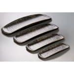 BLACK MELAMINE GONDOLA HYBRID RECT. 26.5X11CM ESPIEL - Image 2