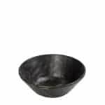 BLACK MELAMINE BOWL HYBRID 15X5.2CM ESPIEL