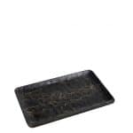 BLACK MELAMINE RECTANGULAR PLATTER HYBRID 26X16CM ESPIEL