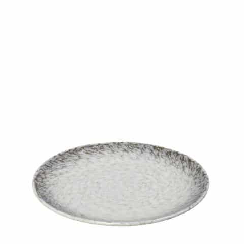 CRO-ESP-KNA104.jpg BY ORDER CANVAS PORCELAIN FLAT PLATE 26CM ESPIEL - Image 1