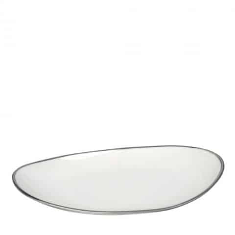 CRO-ESP-KNZ150.jpg NAUTICA PORCELAIN OVAL PLATTER 36X24.5CM ESPIEL - Image 1