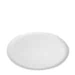 MELAMINE PLATE WAVY ROUND 25CM WHITE MAT ESPIEL