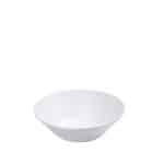 MELAMINE BOWL WAVY ROUND 15CM WHITE MAT ESPIEL