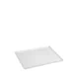 MELAMINE PLATTER WAVY 1/1 53X32.5CM WHITE MAT ESPIEL