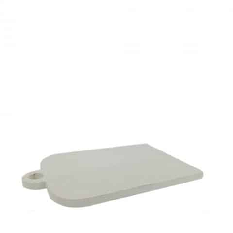 CRO-ESP-PIK101.jpg WOOD PAULOWNIA SERVING TRAY 45.7X29X1.9CM HANDMADE WHITE ESPIEL - Image 1