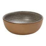 CALABRIA STONEWARE LIGHT GREY BOWL 16X5.5CM ESPIEL