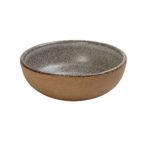 CRO-ESP-REP105.jpg BY ORDER CALABRIA STONEWARE LIGHT GREY BOWL 12.5X4.5CM ESPIEL - Image 1