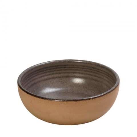 CRO-ESP-REP111.jpg CALABRIA STONEWARE BEIGE BOWL 16X5.5CM ESPIEL - Image 1