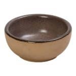 CALABRIA STONEWARE BEIGE DIP BOWL 6.5X2.8CM ESPIEL