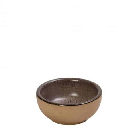 CRO-ESP-REP113.jpg CALABRIA STONEWARE BEIGE DIP BOWL 6.5X2.8CM ESPIEL - Image 1