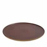 CALABRIA STONEWARE PINK FLAT PLATE 28.6X1.1CM ESPIEL