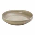 NOAH STONEWARE BEIGE DEEP PLATE 17.3X4.7CM ESPIEL