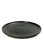 NOAH STONEWARE GREY GREEN FLAT PLATE 28X2.5CM ESPIEL