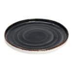 VINTAGE TERRA GREY STEP DINNER PLATE 27CM ESPIEL