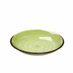 VINTAGE TERRA LIGHT GREEN DEEP PASTA PLATE 23.5CM ESPIEL