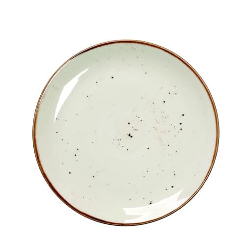CRO-ESP-TLK101K6.jpg VINTAGE TERRA CREAM PLATE 26.5CM ESPIEL - Image 1